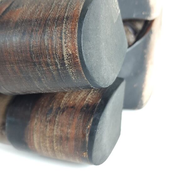 FREEBIRD BY STEVEN Women's US 9M Brown Leather Distressed Cut Out Booties Boots - Picture 15 of 16